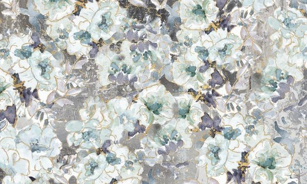 Winter Floral Fabric Pattern