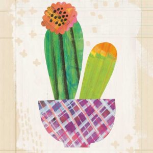 Collage Cactus II on Graph Paper