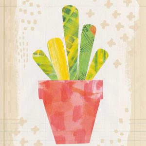 Collage Cactus VI on Graph Paper