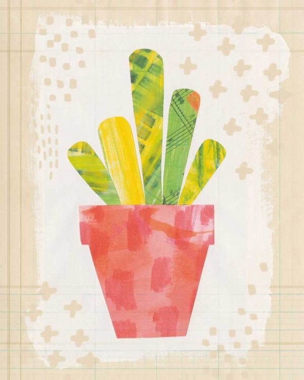 Collage Cactus VI on Graph Paper