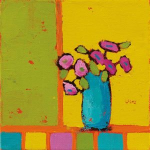 Turquoise Vase Bright