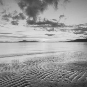 Samish Bay Sunset II BW