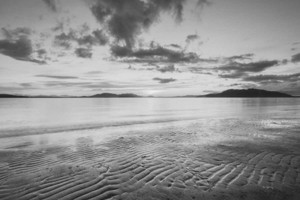 Samish Bay Sunset II BW