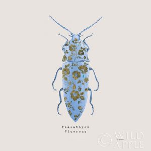 Adorning Coleoptera VIII Sq Blue