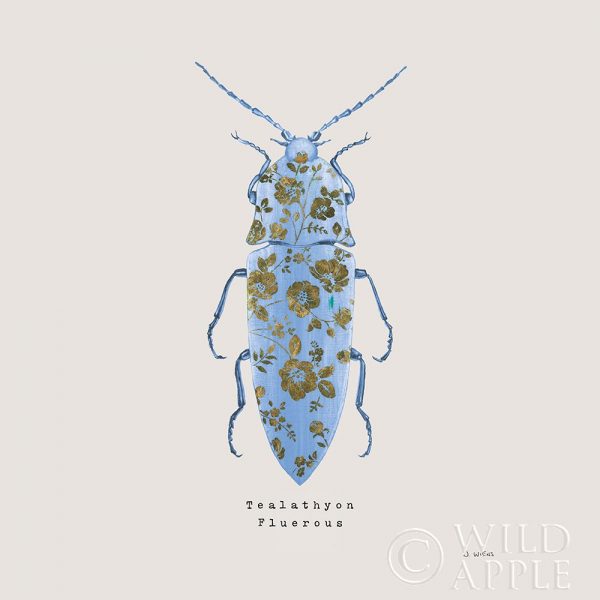 Adorning Coleoptera VIII Sq Blue