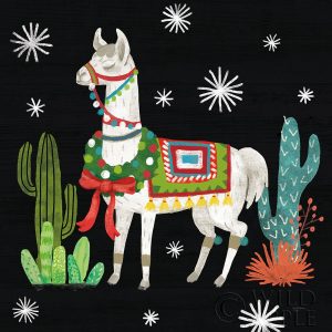 Lovely Llamas V Christmas Black