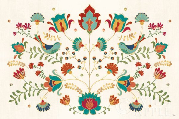 Folk Floral I