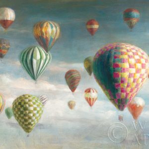 Hot Air Balloons with Pink Crop