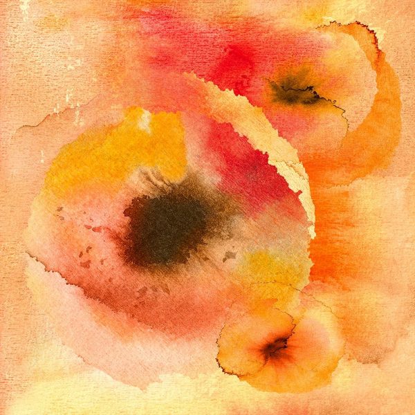 Abstract Watercolor Flowers