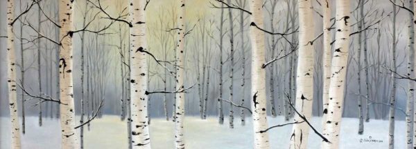 Winter Birch Forest