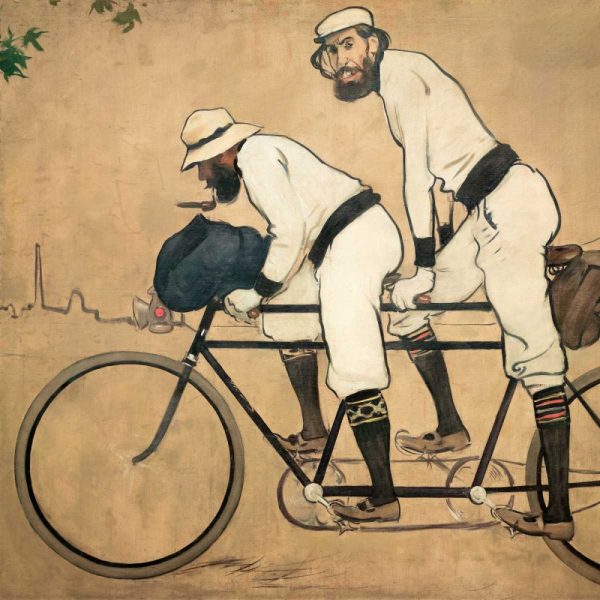 Ramon Casas and Pere Romeu on a Tandem