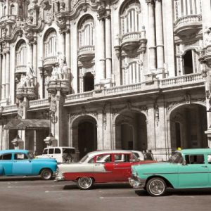 Vintage American cars in Havana, Cuba