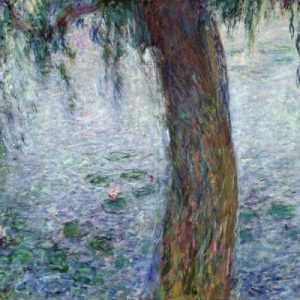 Morning with Weeping Willows I (detail)