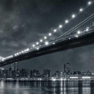 Brooklyn Bridge at Night - New York