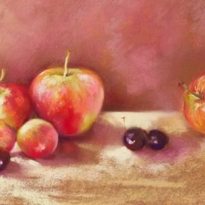 Cherries and Apples (detail)