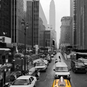 Taxi in Manhattan, NYC