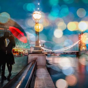 Kissing in London (detail)