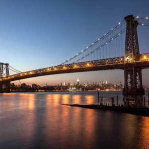 Queensboro Bridge and Manhattan from Brooklyn, NYC