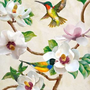 Magnolia and Birds