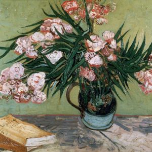 Vase with Oleanders and Books