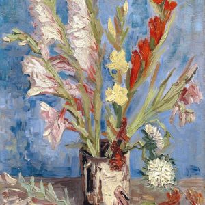 Vase with Gladioli and China Asters