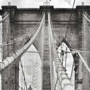 Morning on Brooklyn Bridge, NYC