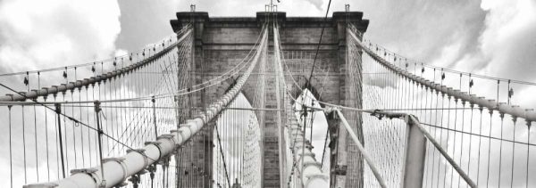 Morning on Brooklyn Bridge, NYC