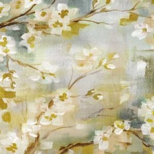 Golden Cherry Blossoms Panel