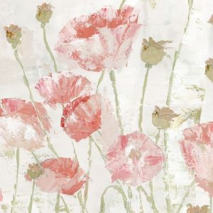 Poppies in the Wind Blush Landscape