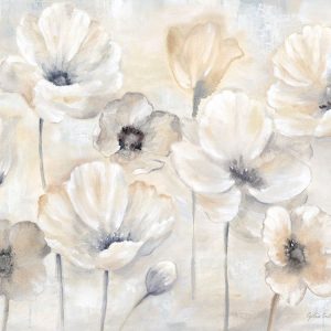 Gray Poppy Garden Landscape