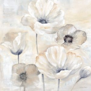 Gray Poppy Garden I