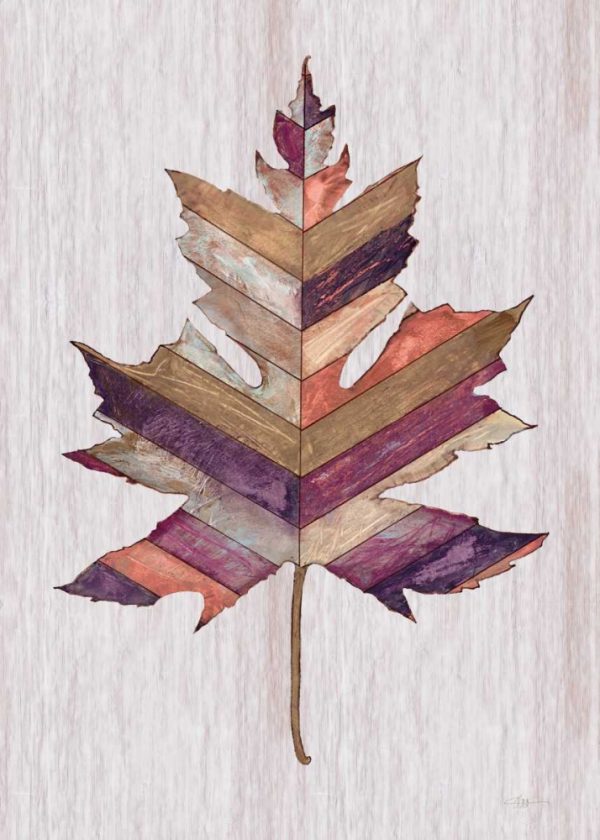 Wood Inlay Leaf 3