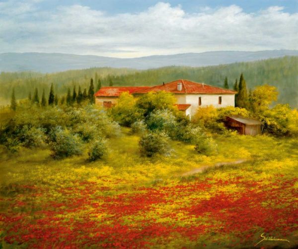 Landscape With Poppies II