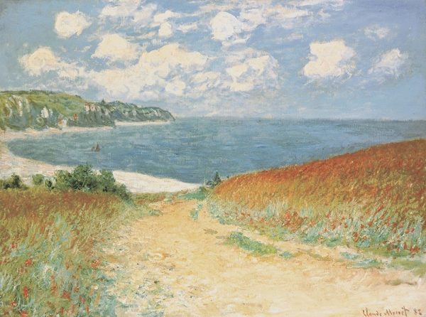 Chemin dans les Pourville, 1882