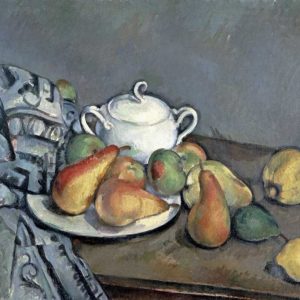 Sugar Bowl, Pears and Curtain