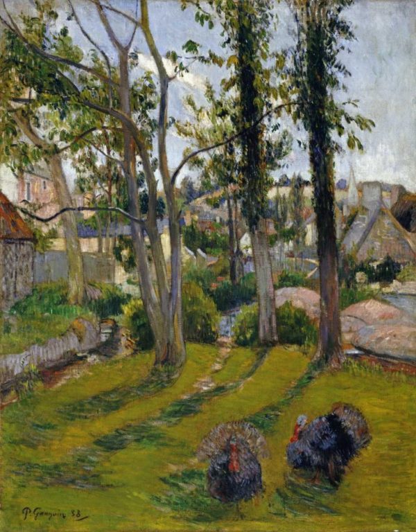 Les Dindons - Pont Aven Landscape, 1888