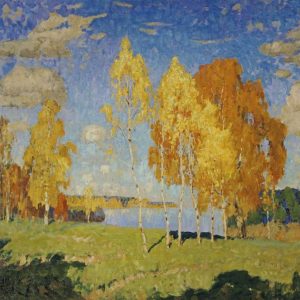 Landscape With Birch Trees