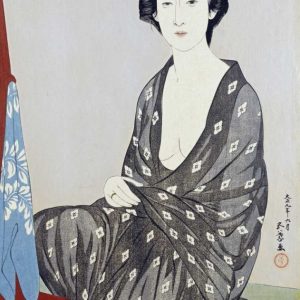 A Beauty In a Black Kimono