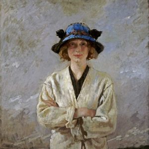 Girl In a Blue Hat