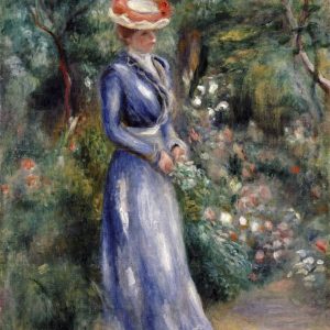 Woman In a Blue Dress