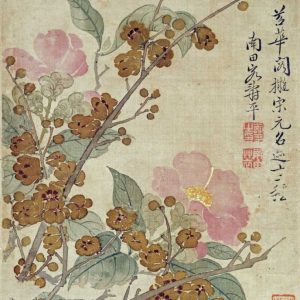 Plum Blossom and Camellias