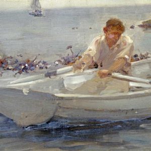 Man In a Rowing Boat