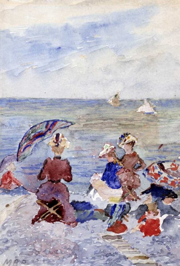 Figures on The Beach