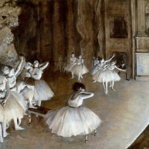 Ballet Rehearsal on the Set, 1874