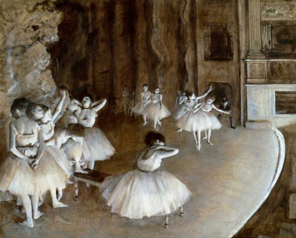 Ballet Rehearsal on the Set, 1874