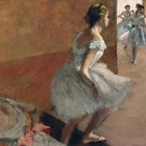 Danseuses montant un escalier, 1886-1890