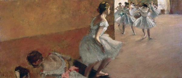 Danseuses montant un escalier, 1886-1890