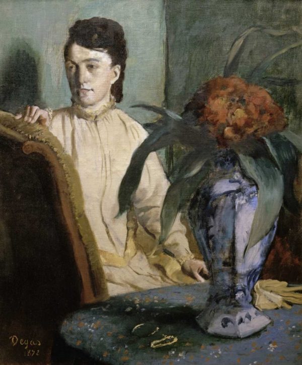 Woman with Porcelain Vase