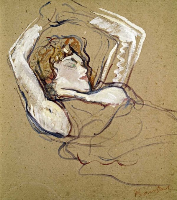 Woman Sleeping on the Back