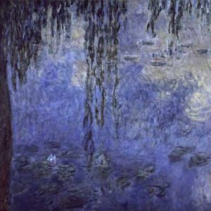 Water Lilies: Morning with Willows, c. 1918-26 - right panel